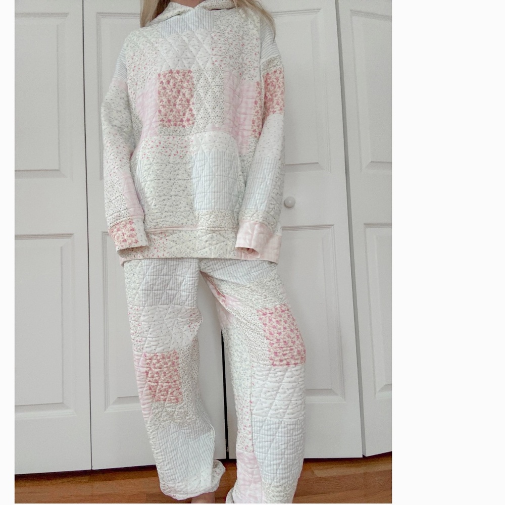 Sunkissed Coconut “ Penny 3 “ Sun-kissed Coconut Quilted Joggers 64 - Picture 11 of 12